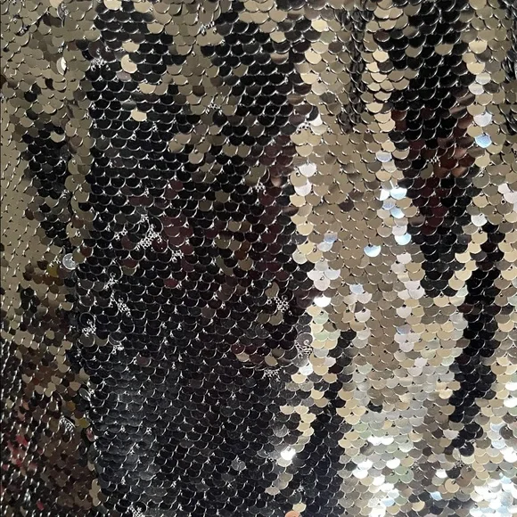 Johnny Wujek Glamorous Midnight Black Sequin Maxi Skirt - Picture 7 of 7